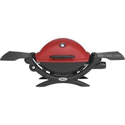 Weber 51040001 Q1200 Portable Propane Gas Grill - Red