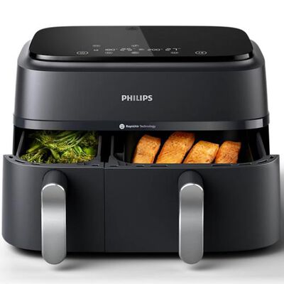 Philips Healthy Cook NA351/00 3000 Series Dual Basket Airfryer