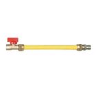 USD Products 203-3135-36 Gas Connector Line Coated Yellow 1/2"OD 3/8"ID