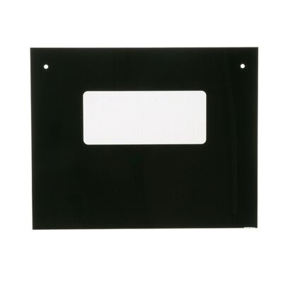 General Electric WB57K5256 Oven Outer Door Glass Black