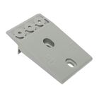 Bertazzoni Z310371 Refrigerator Insulation Fixing Bracket Stainless Steel 749 Gray 10Pcs