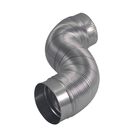 Deflecto Corporation AM42 Dryer 4" x 2' Semi-Rigid Flexible Aluminum Duct
