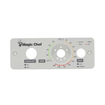 Magic Chef GYJYSMCF1S01 Dryer Control Panel MCSDRY1S