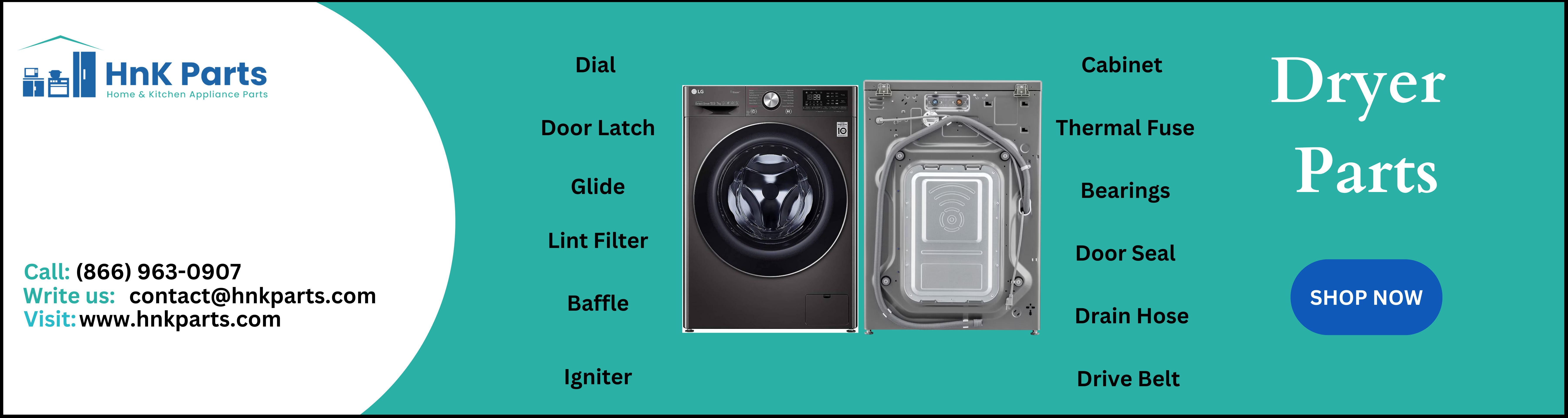 Dryer Parts Appliance Parts & Accessories HnKParts