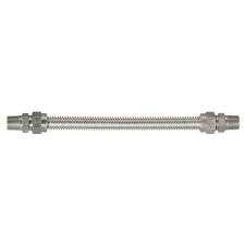 SS GAS CONNECTOR 3/8" OD (1/4" For USD PRODUCTS Part# 100-3131-48