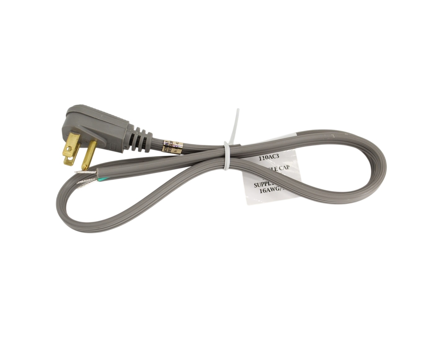 USD Products 110AC6-14 Power Cord 6' 14G 3W 110V Angle