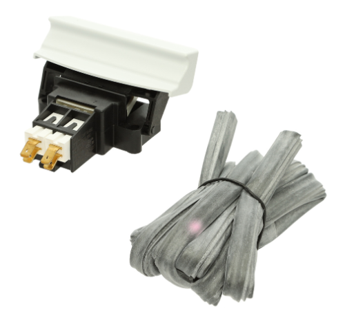 Frigidaire 5304442175 Dishwasher Door Latch and Gasket Kit Black