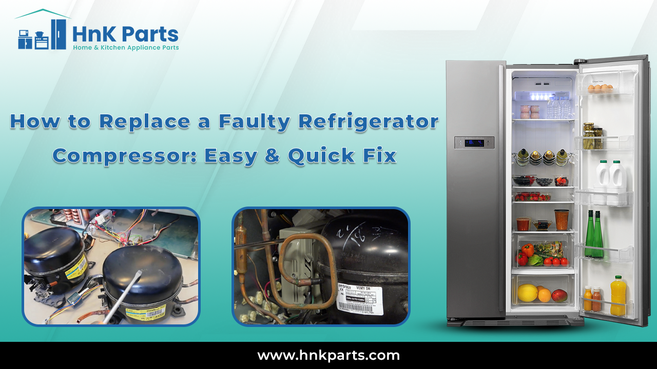 How to Replace a Faulty Refrigerator Compressor: Easy & Quick Fix_HnKParts