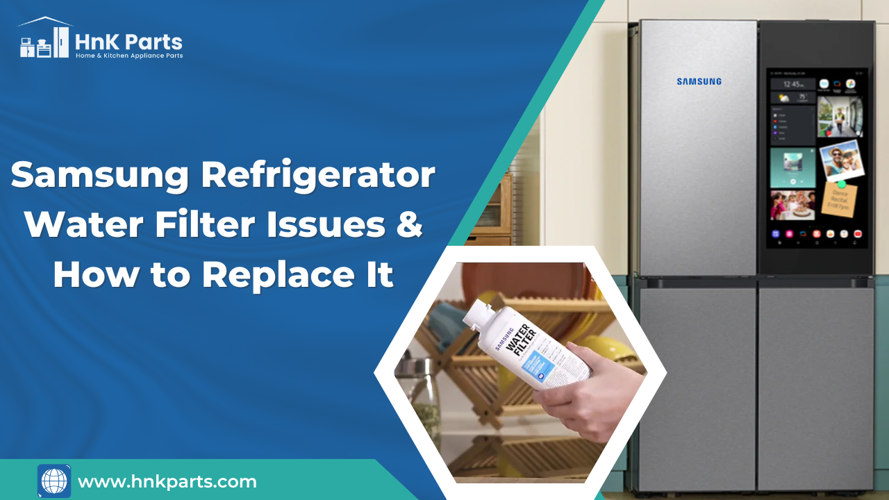 Samsung Refrigerator Water Filter Issues & How to Replace It_HnKParts