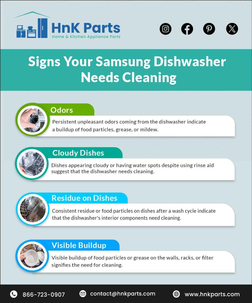 Signs your Samsung dishwasher needs cleaning_HnkParts