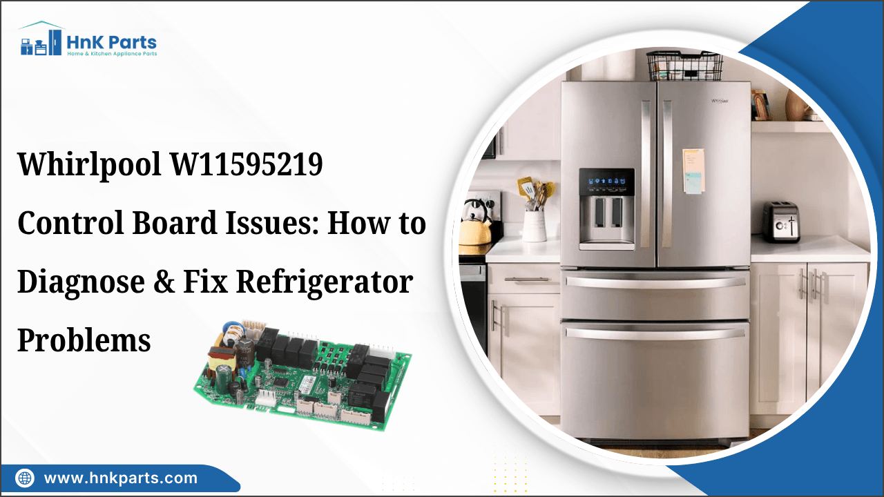 Whirlpool W11595219 Control Board Issues: How to Diagnose & Fix Refrigerator Problems