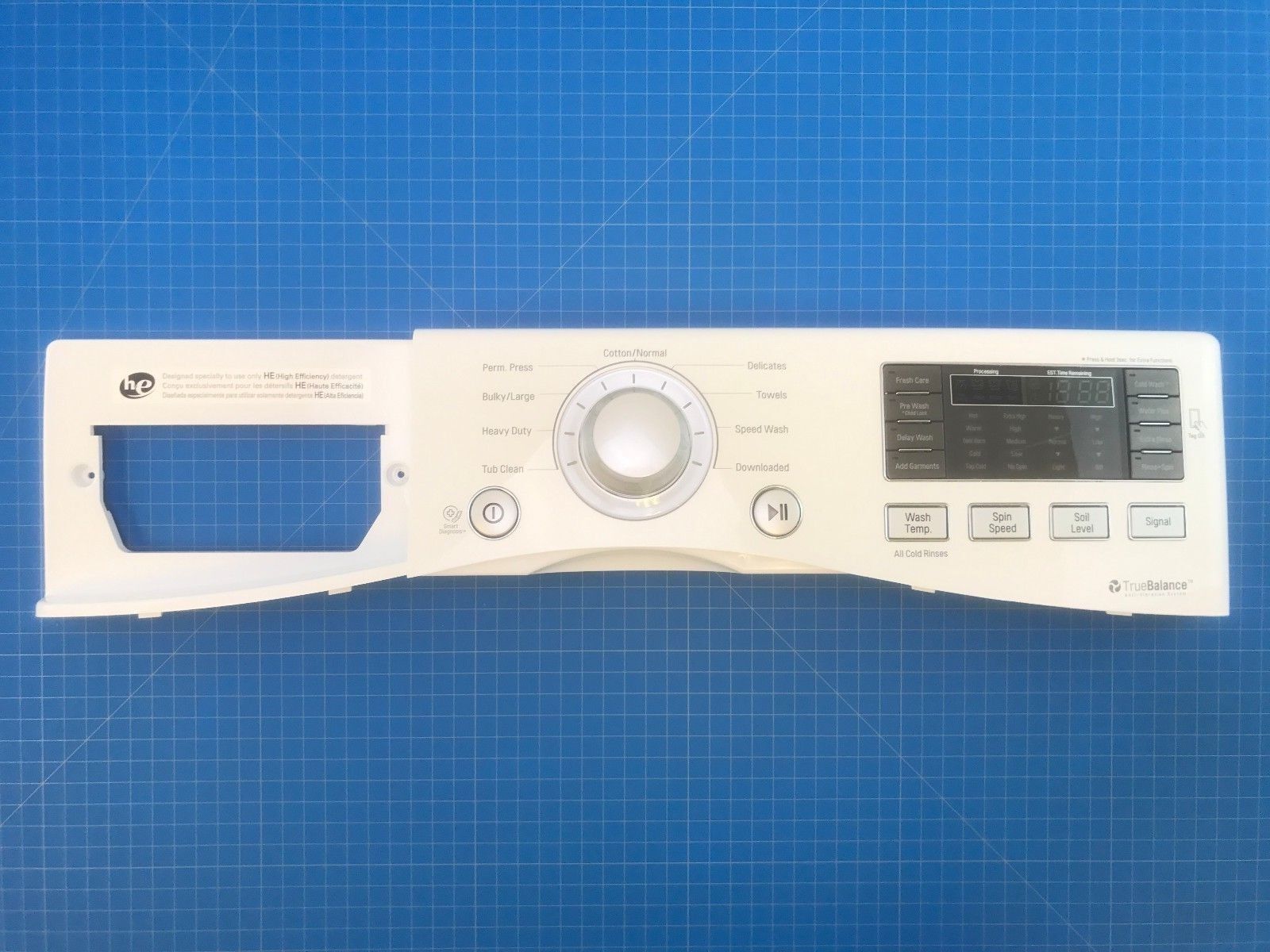 LG AGL74115125 Washer Control Panel Assembly