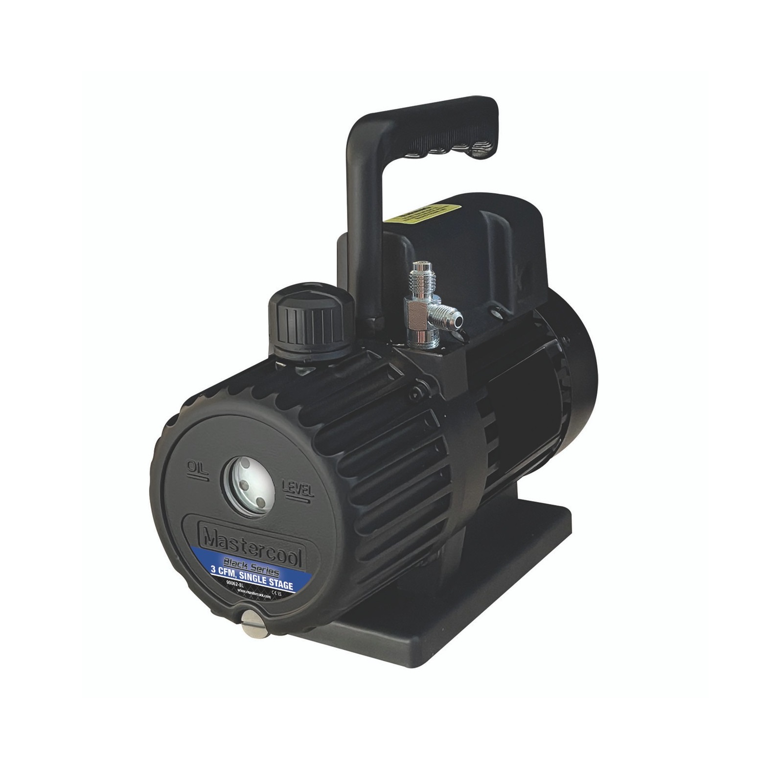 Mastercool 90062-BL 1-Stage Vacuum Pump 3 CFM Black Series